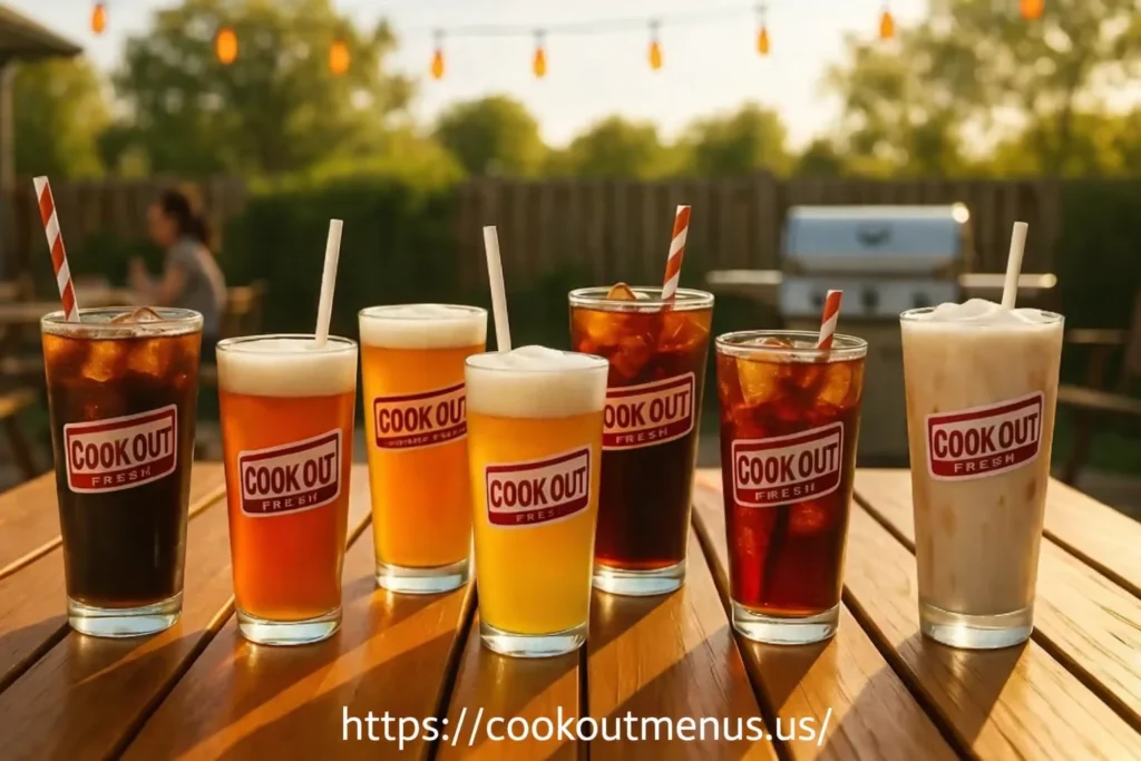 Cookout Drinks Menu 