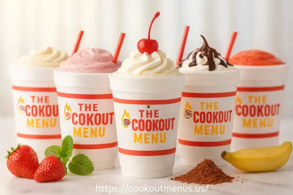 cookout shakes nutrition