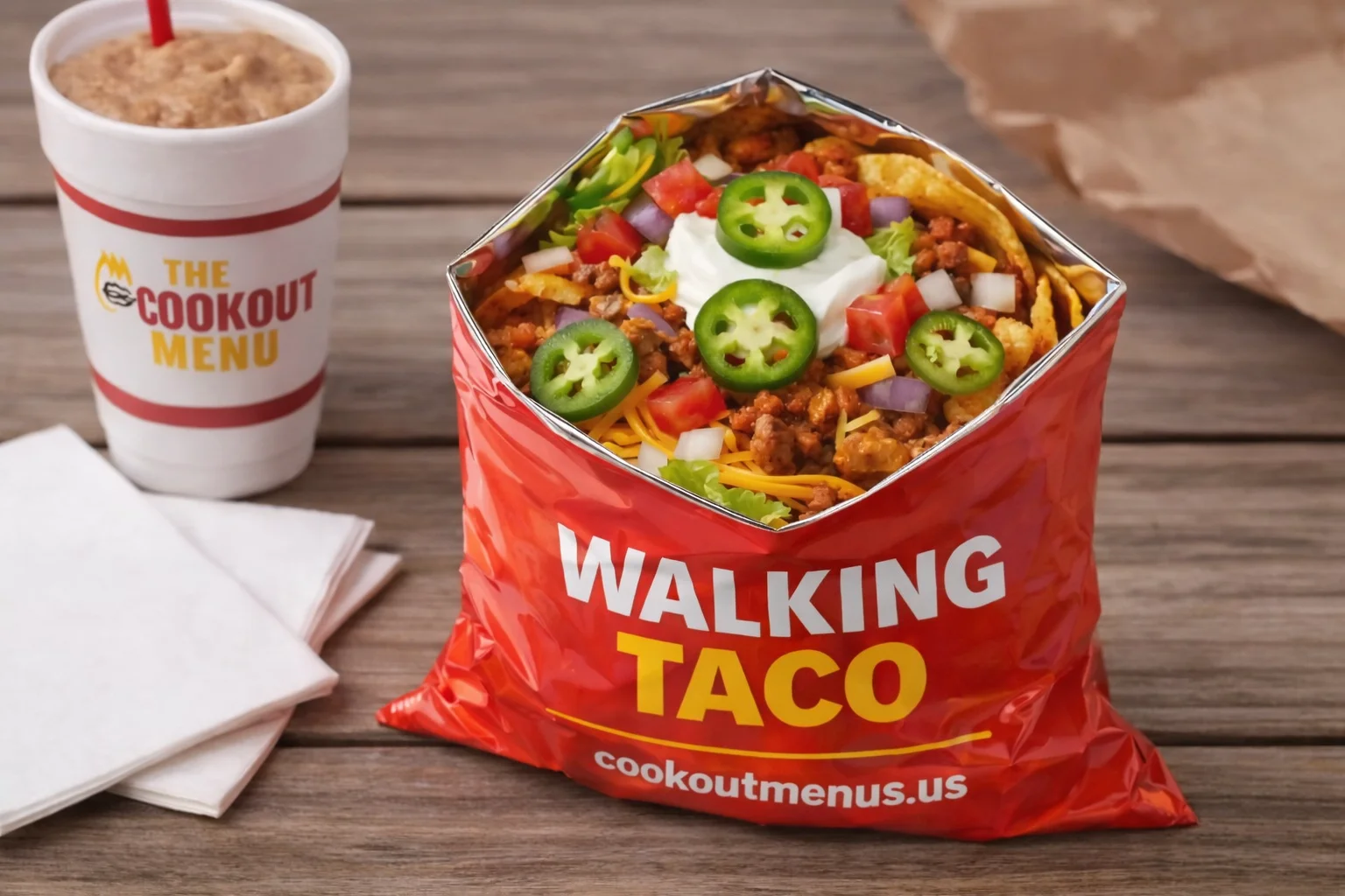 Cookout Walking Taco