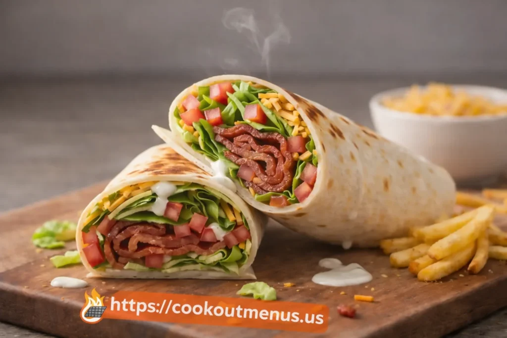 Two Halves Bacon Wrap