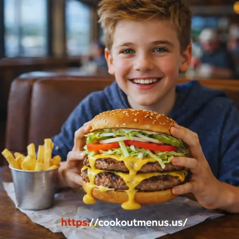 Cookout Big Double Burger