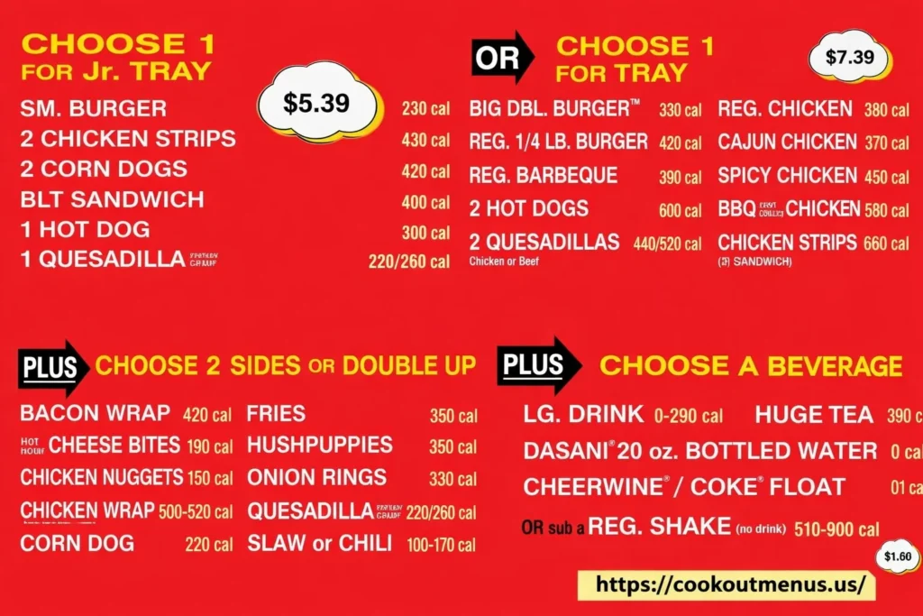 cookout trays list