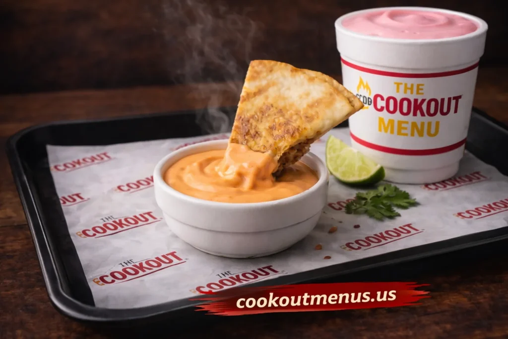Cookout quesadilla sauce